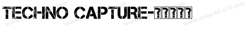 TECHNO CAPTURE字体转换